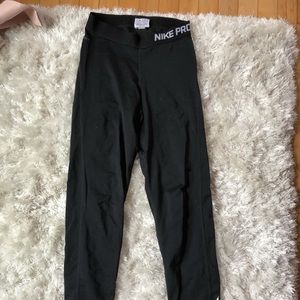 Black nike pro leggings